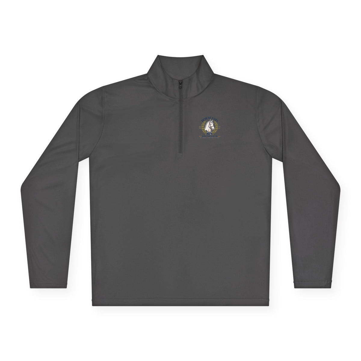 Horse Girl Social Club quarter-zip pullover