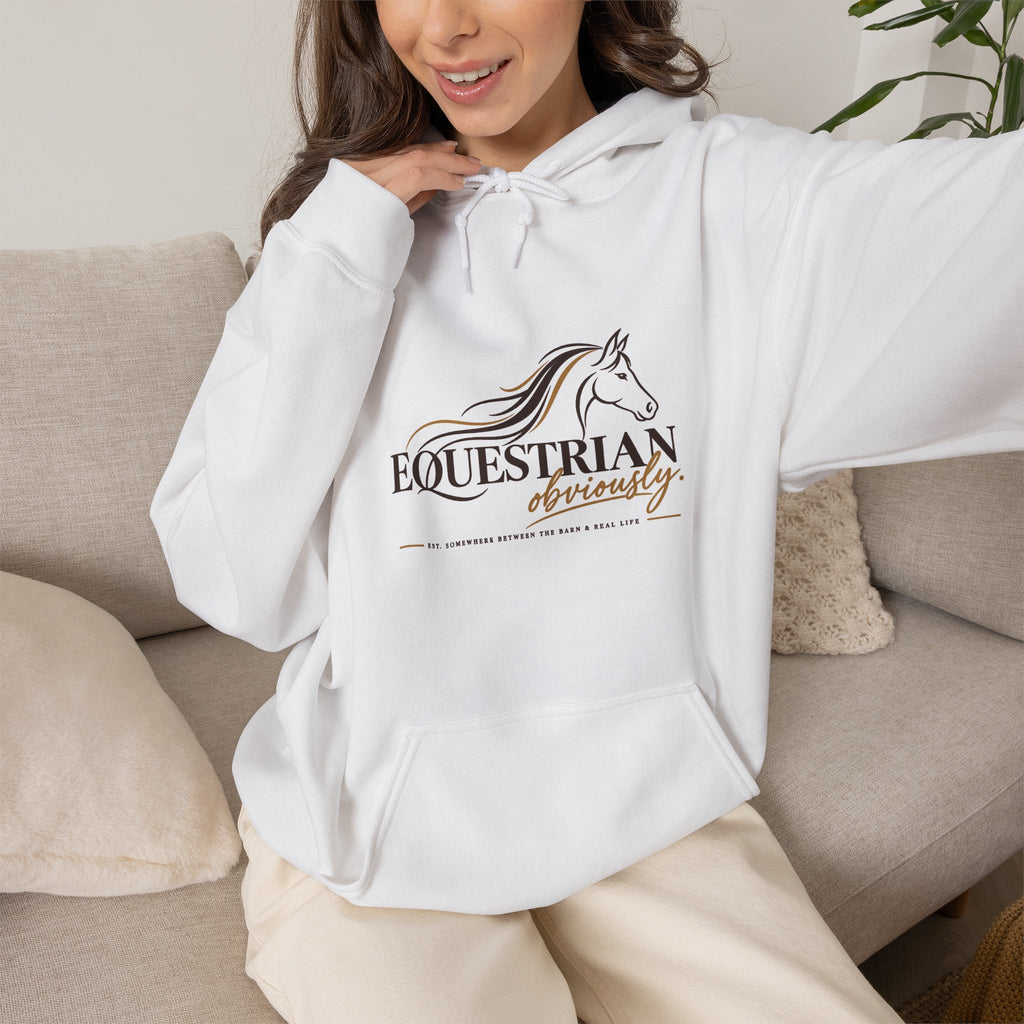 Equestrian Riding hoodie with horse logo