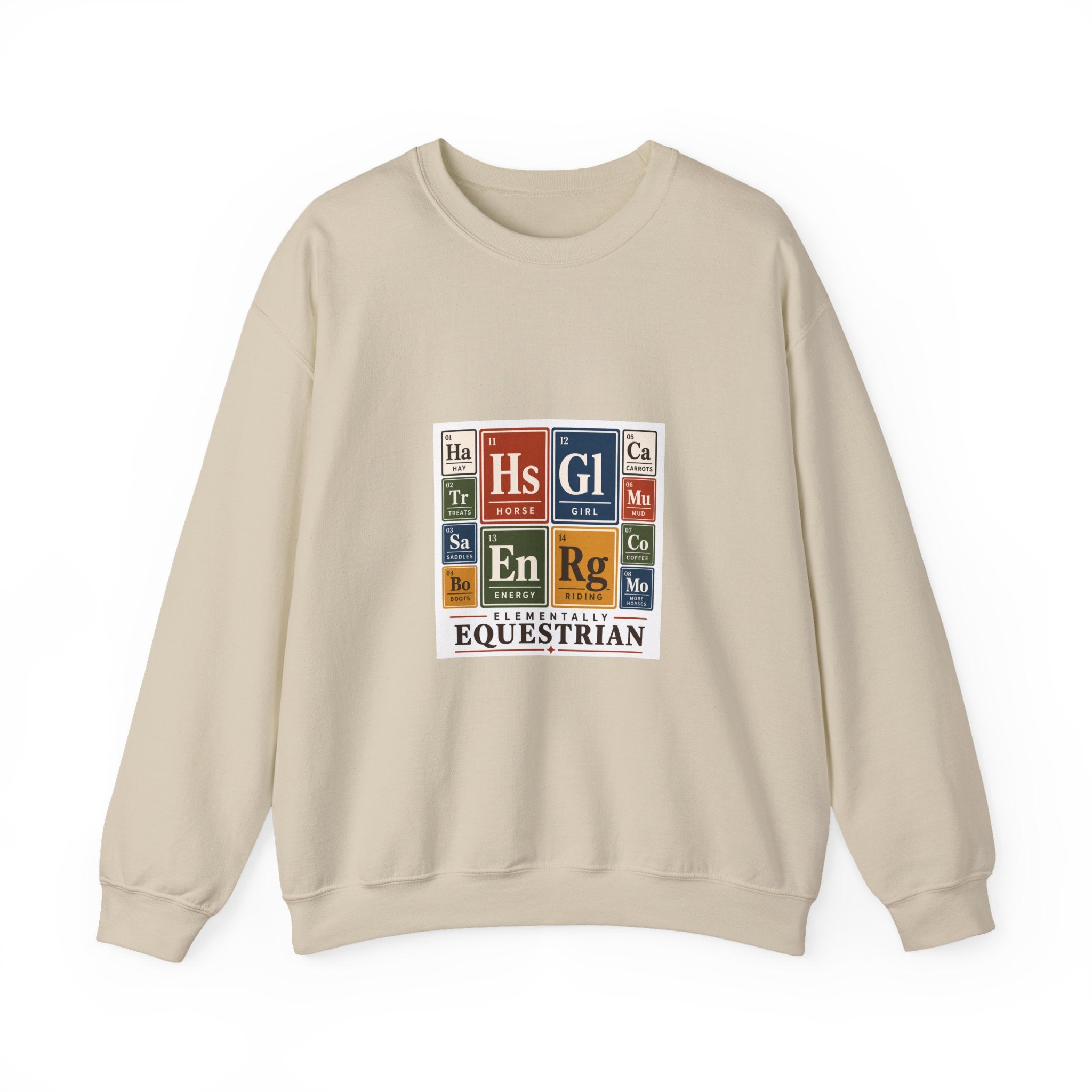 Periodic Table Equestrian crewneck sweatshirt