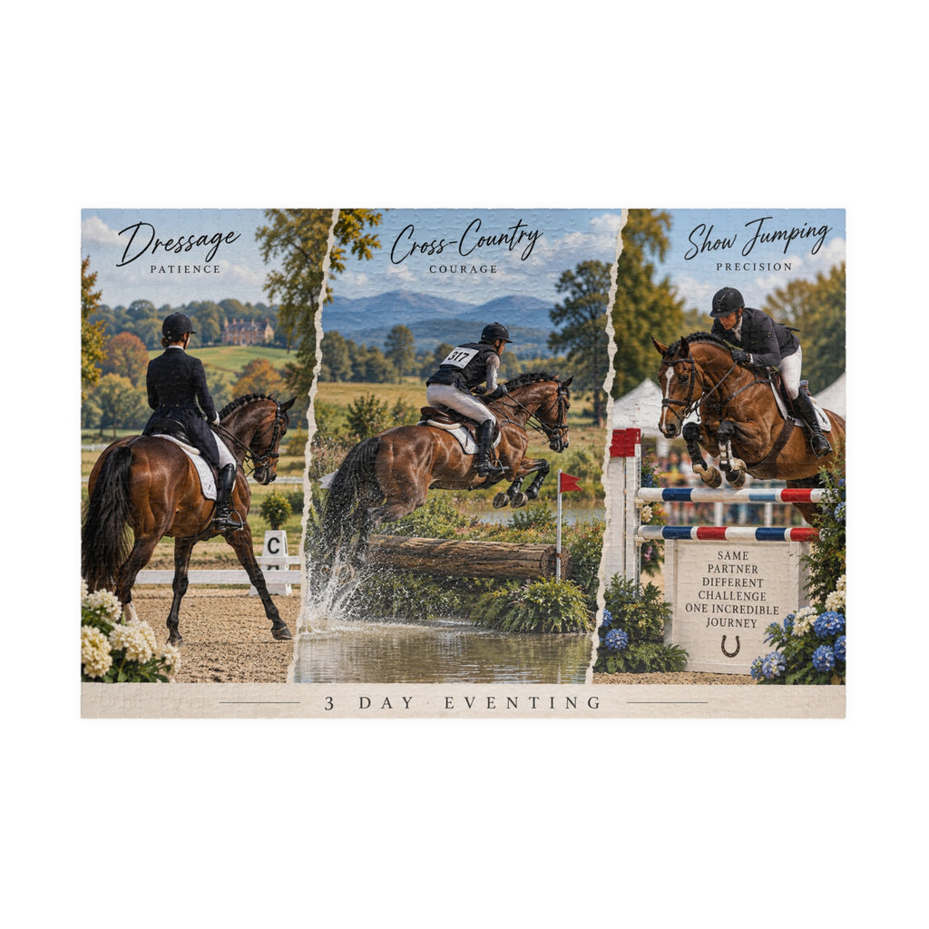 3 Day Eventing Puzzle – 1014 Piece Horse Puzzle | Equestrian Gift for Riders