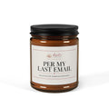 Per My Last Email amber jar soy candle