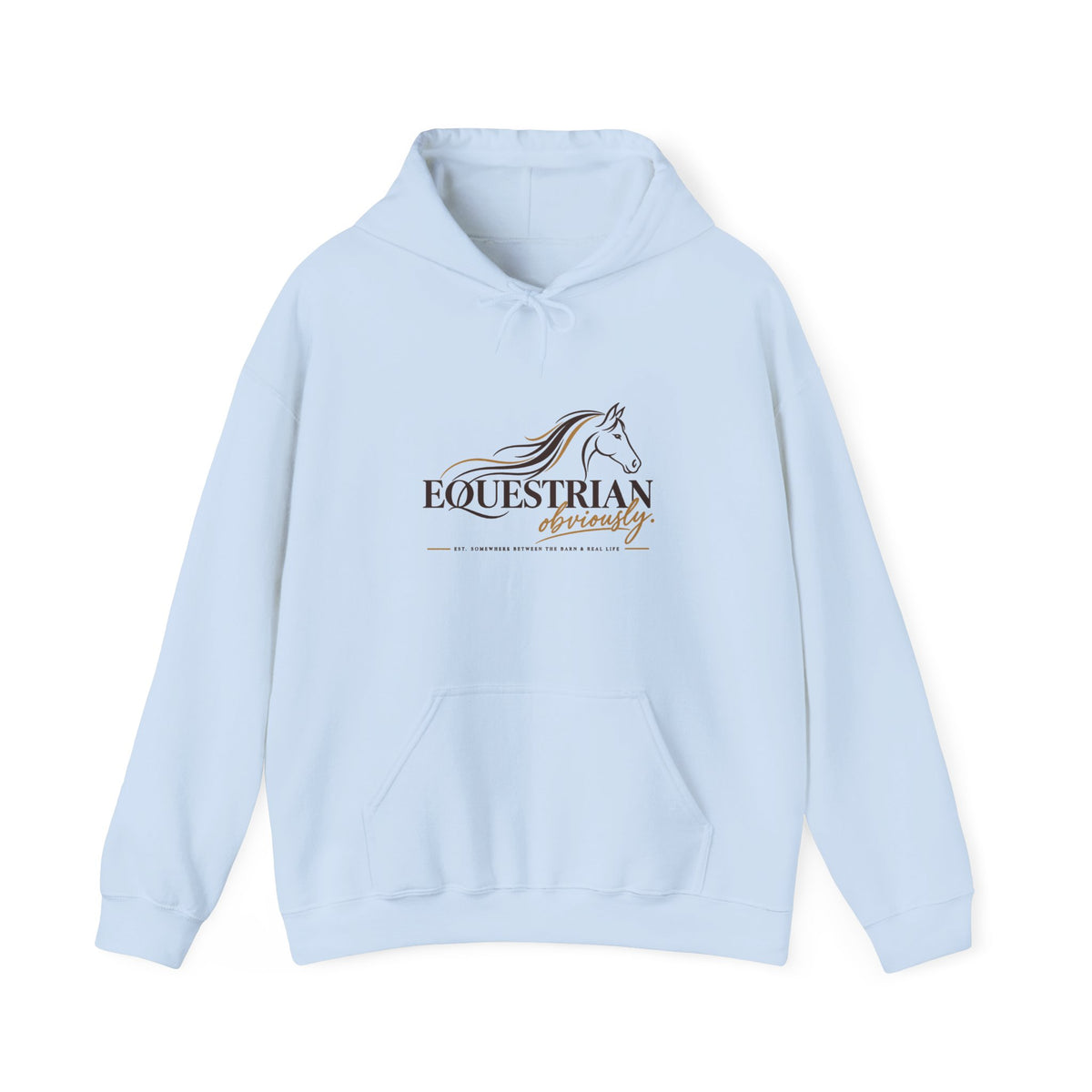 Equestrian Riding hoodie with horse logo