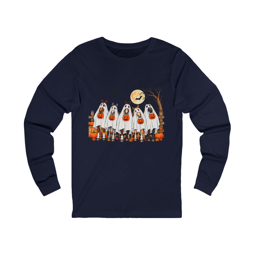 Halloween Dogs Trick-or-Treat Long Sleeve Tee