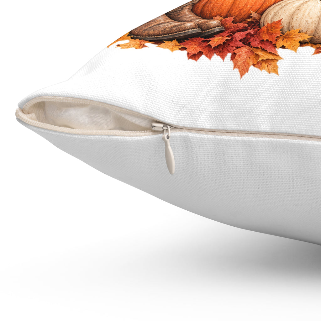 Just Horsin’ Around Fall Horse Pillow | Equestrian Autumn Throw Pillow | Horse Lover Farmhouse Decor | Rustic Harvest Pillow