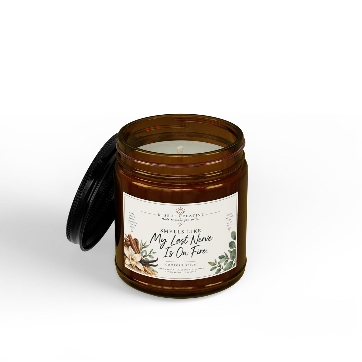 My Last Nerve Is On Fire Candle – Funny Comfort Spice Scented Candle