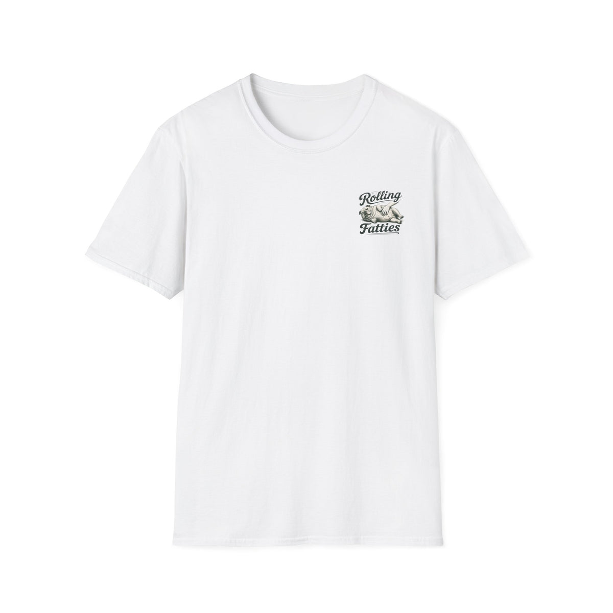 Rolling Fatties graphic tee design