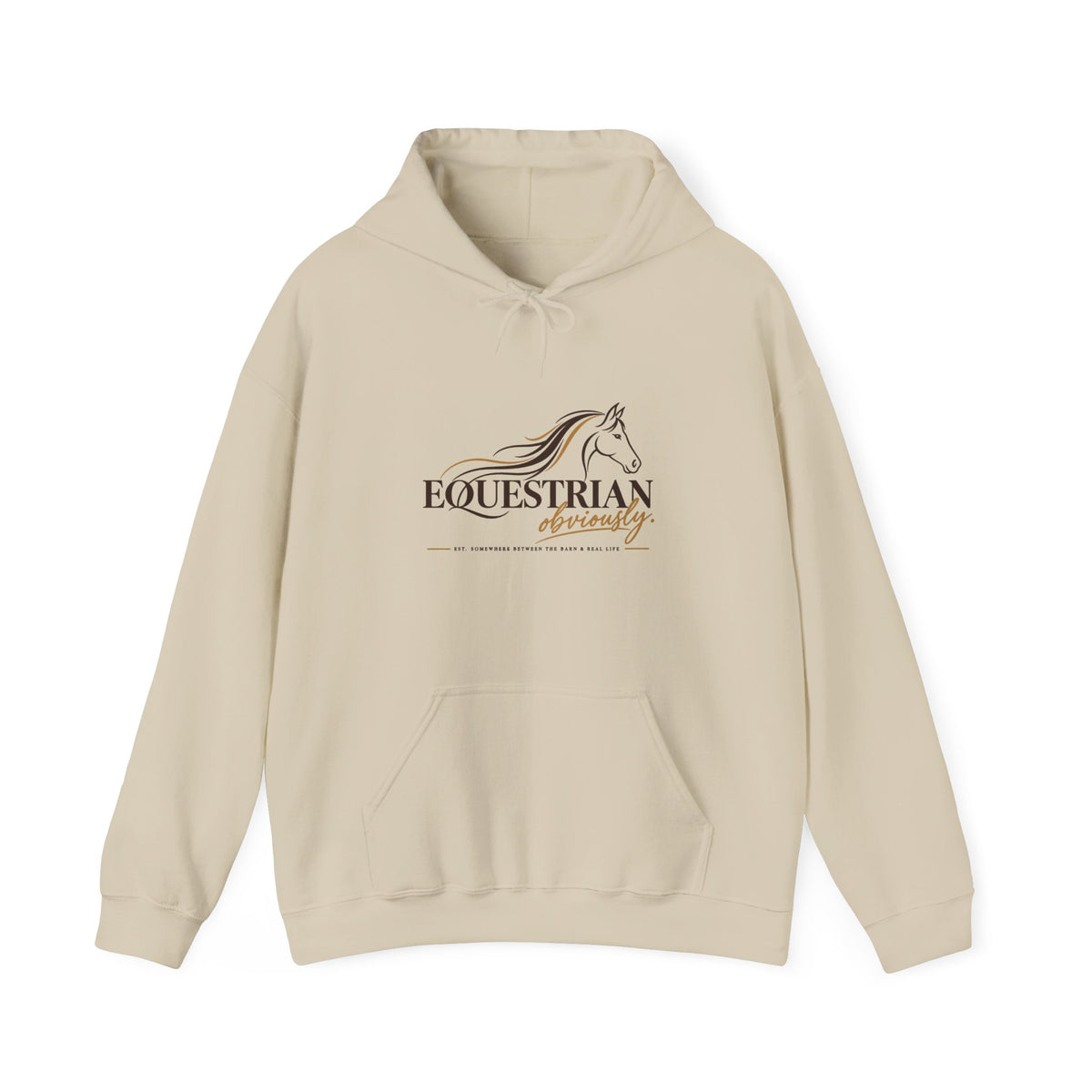 Equestrian Riding hoodie with horse logo