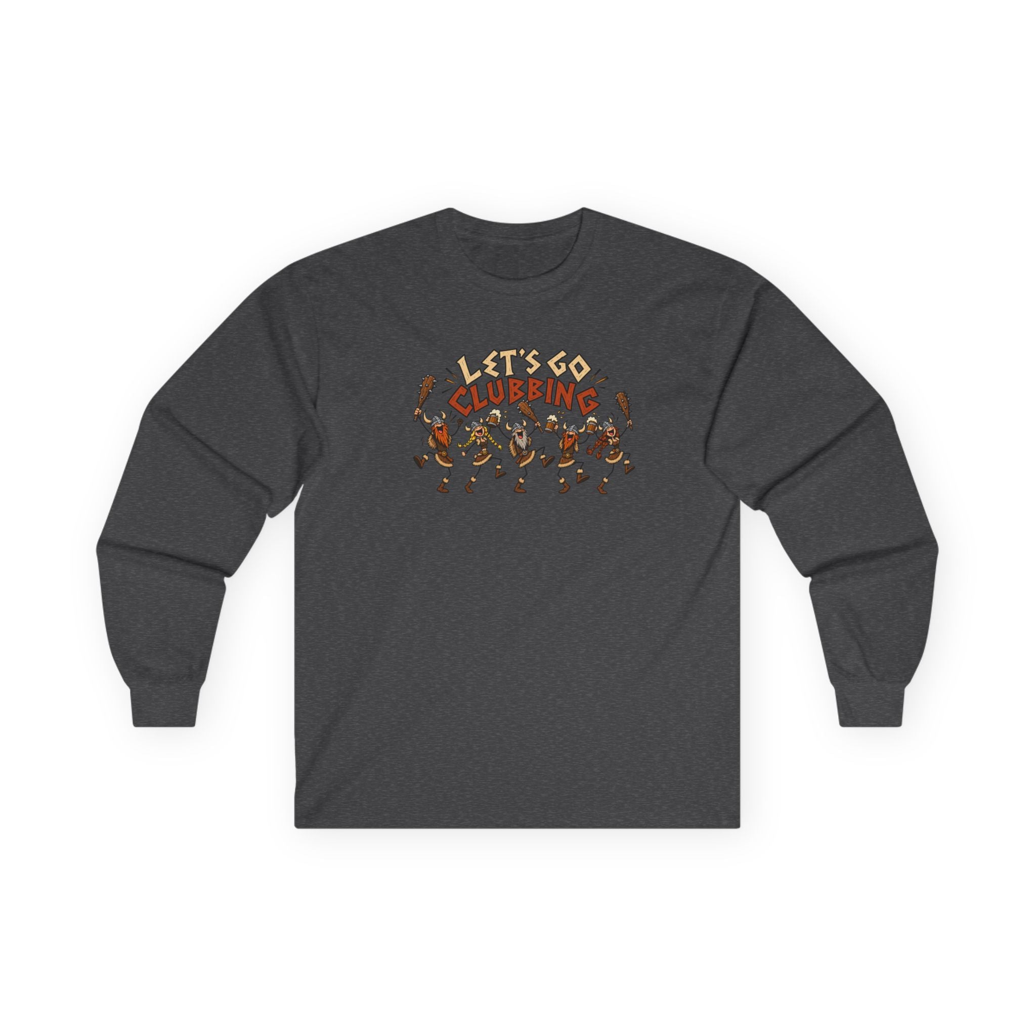 Let's Go Clubbing long sleeve tee graphic