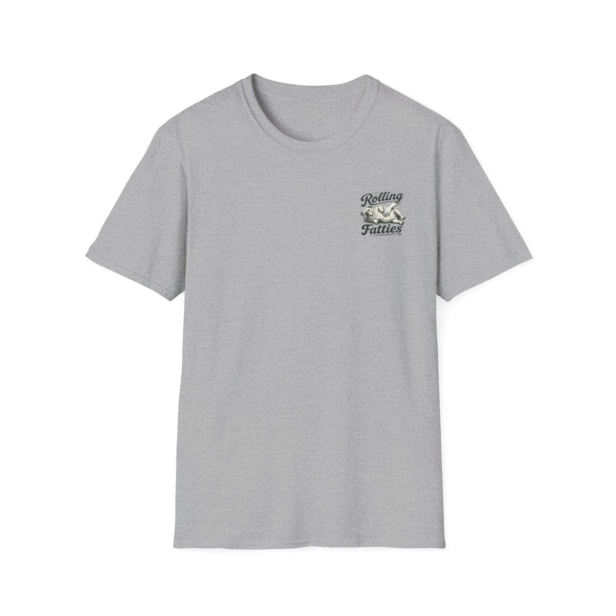 Rolling Fatties graphic tee design