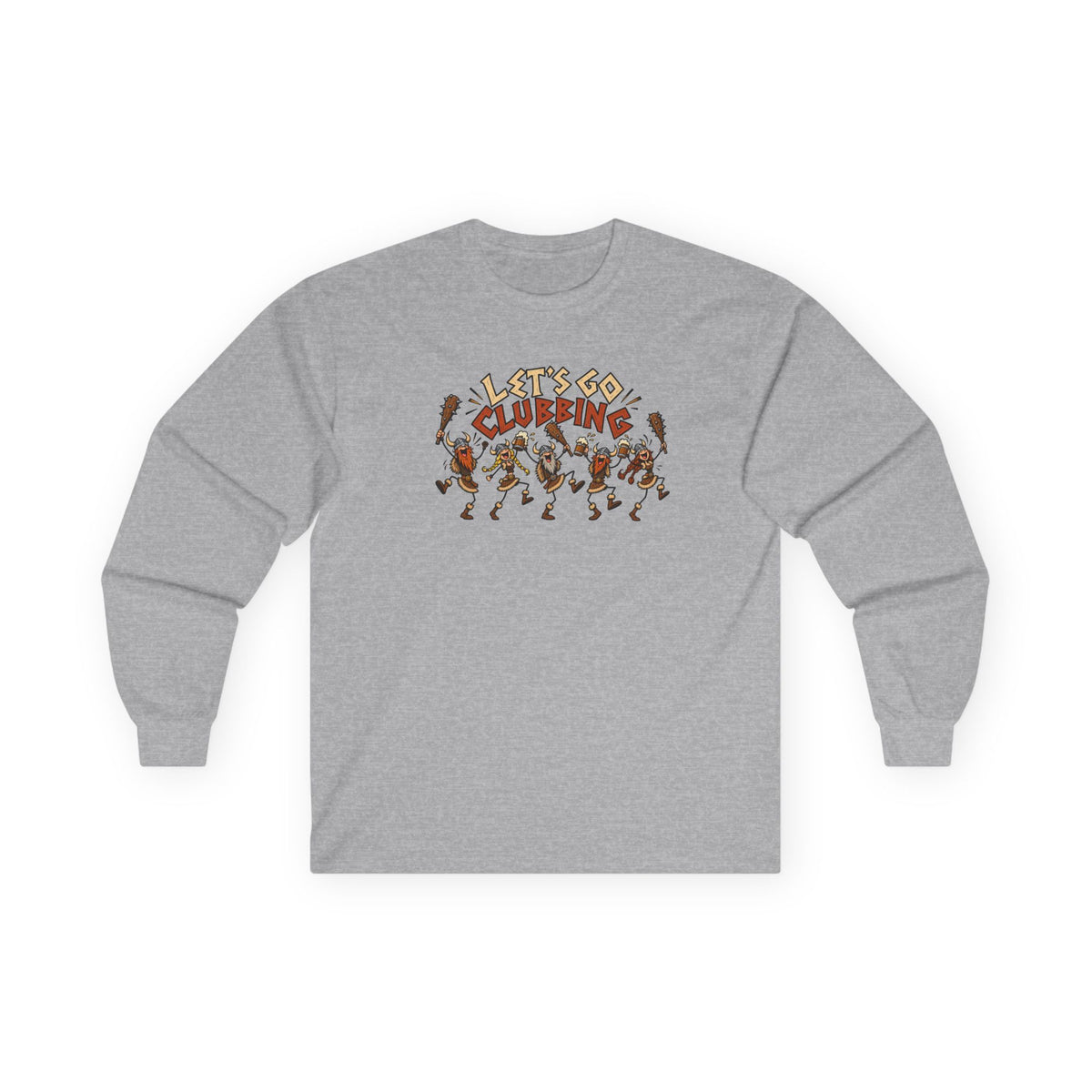 Let's Go Clubbing long sleeve tee graphic