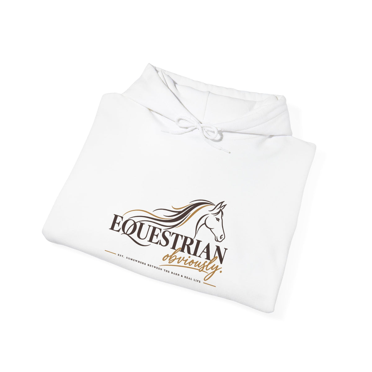 Equestrian Riding hoodie with horse logo