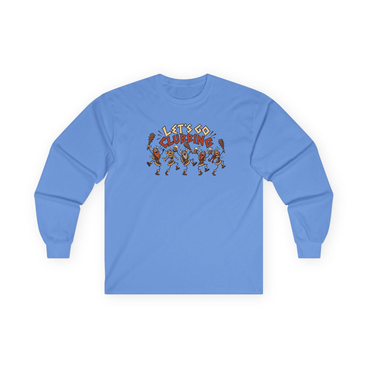 Let's Go Clubbing long sleeve tee graphic