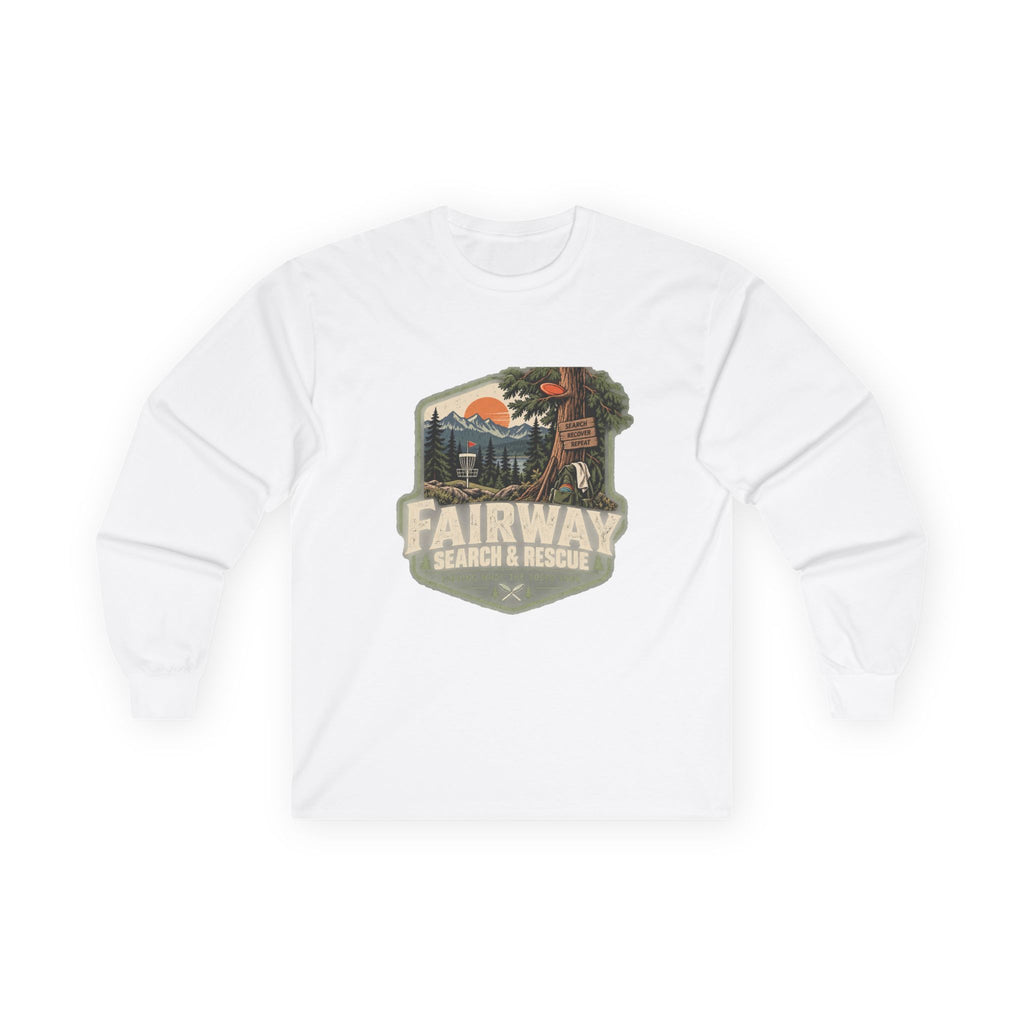 Fairway Search & Rescue Disc Golf Long Sleeve Shirt | Funny Disc Golfer Gift
