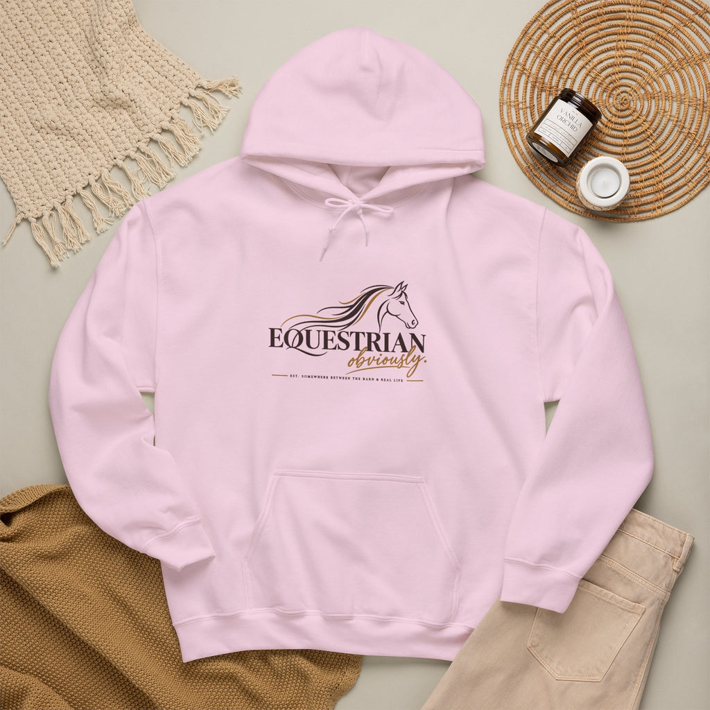 Equestrian Riding Hoodie — Horse Riding Logo Pullover