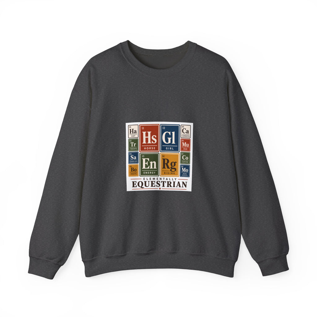Periodic Table Equestrian crewneck sweatshirt