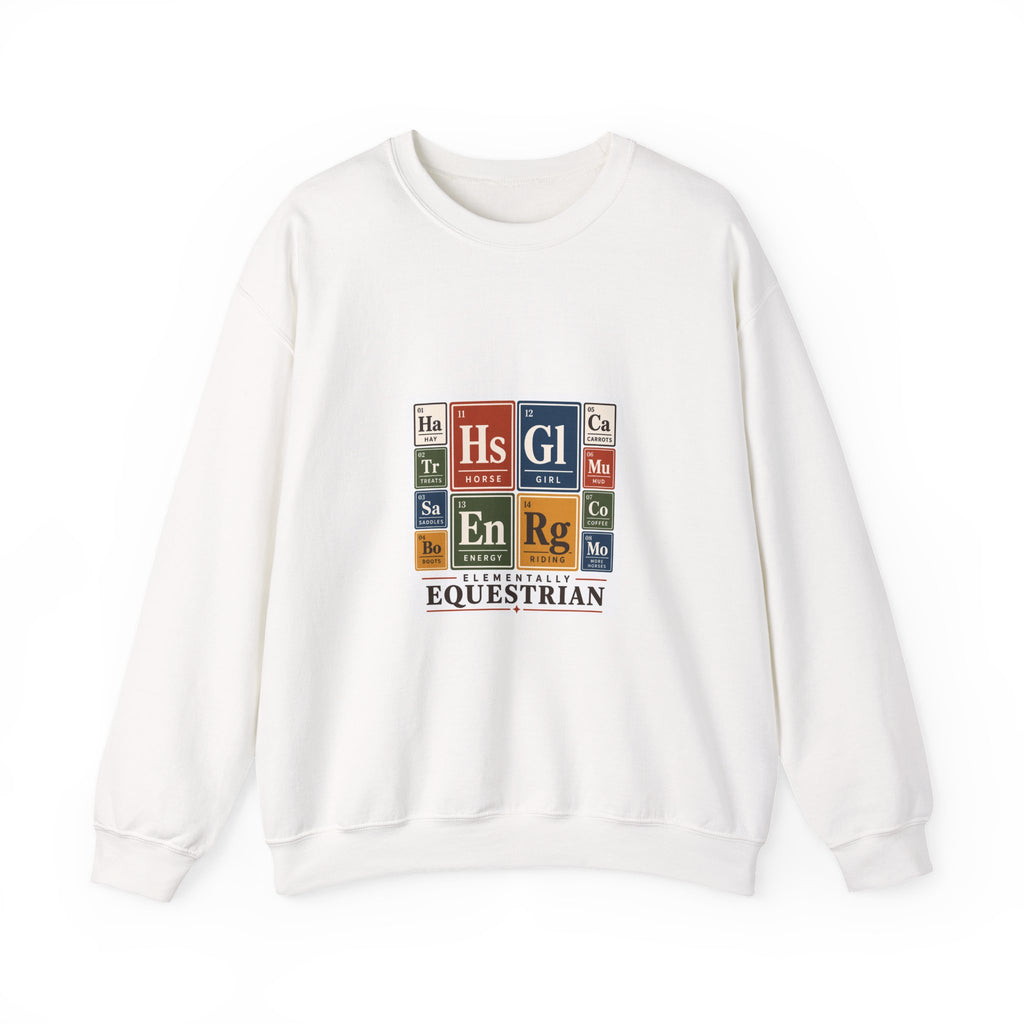 Periodic Table Equestrian crewneck sweatshirt