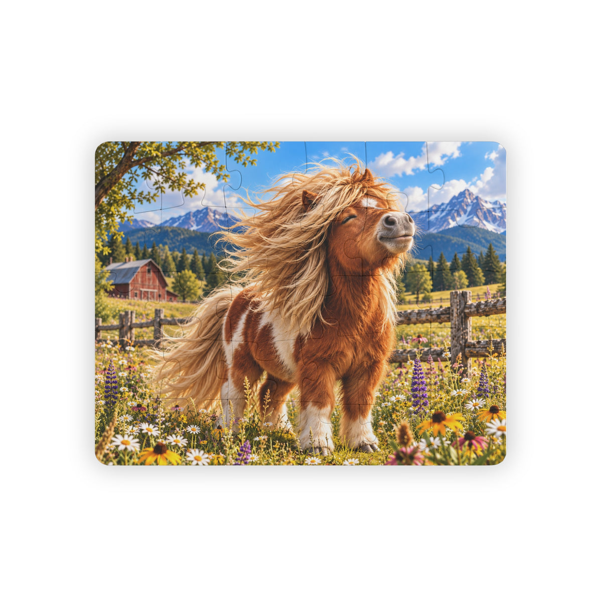 30-Piece Kids Puzzle — Happy Pony Meadow Jigsaw for Children