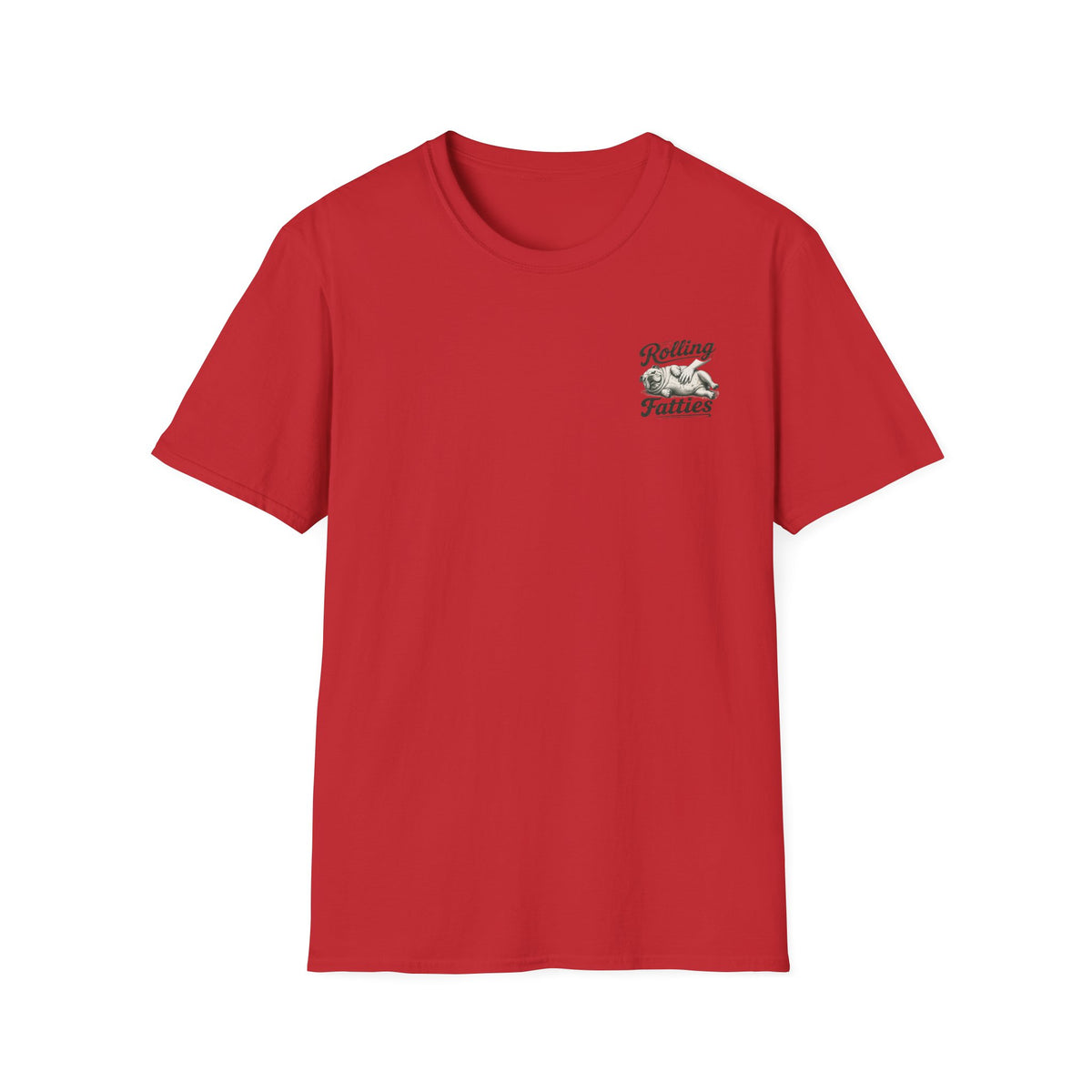 Rolling Fatties graphic tee design