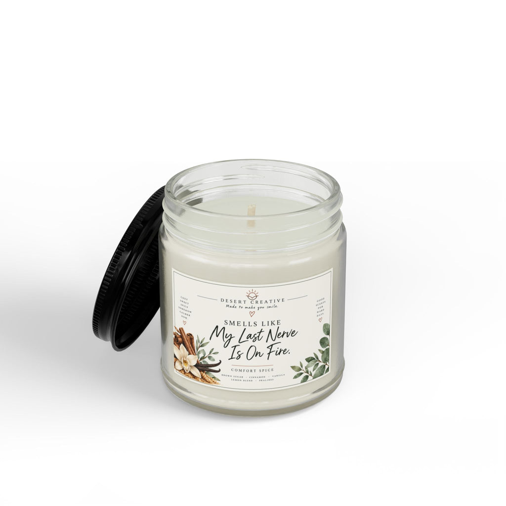 My Last Nerve Is On Fire Candle – Funny Comfort Spice Scented Candle