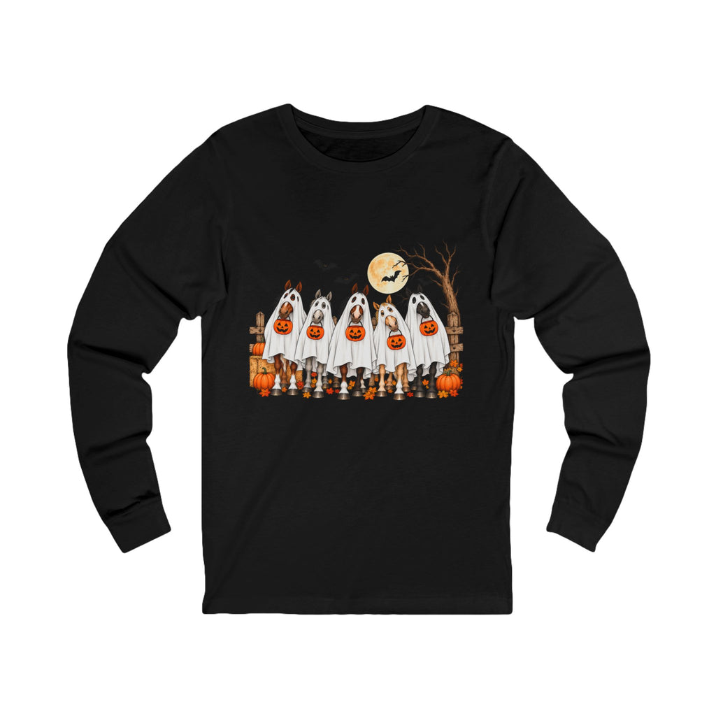 Halloween Dogs Trick-or-Treat Long Sleeve Tee
