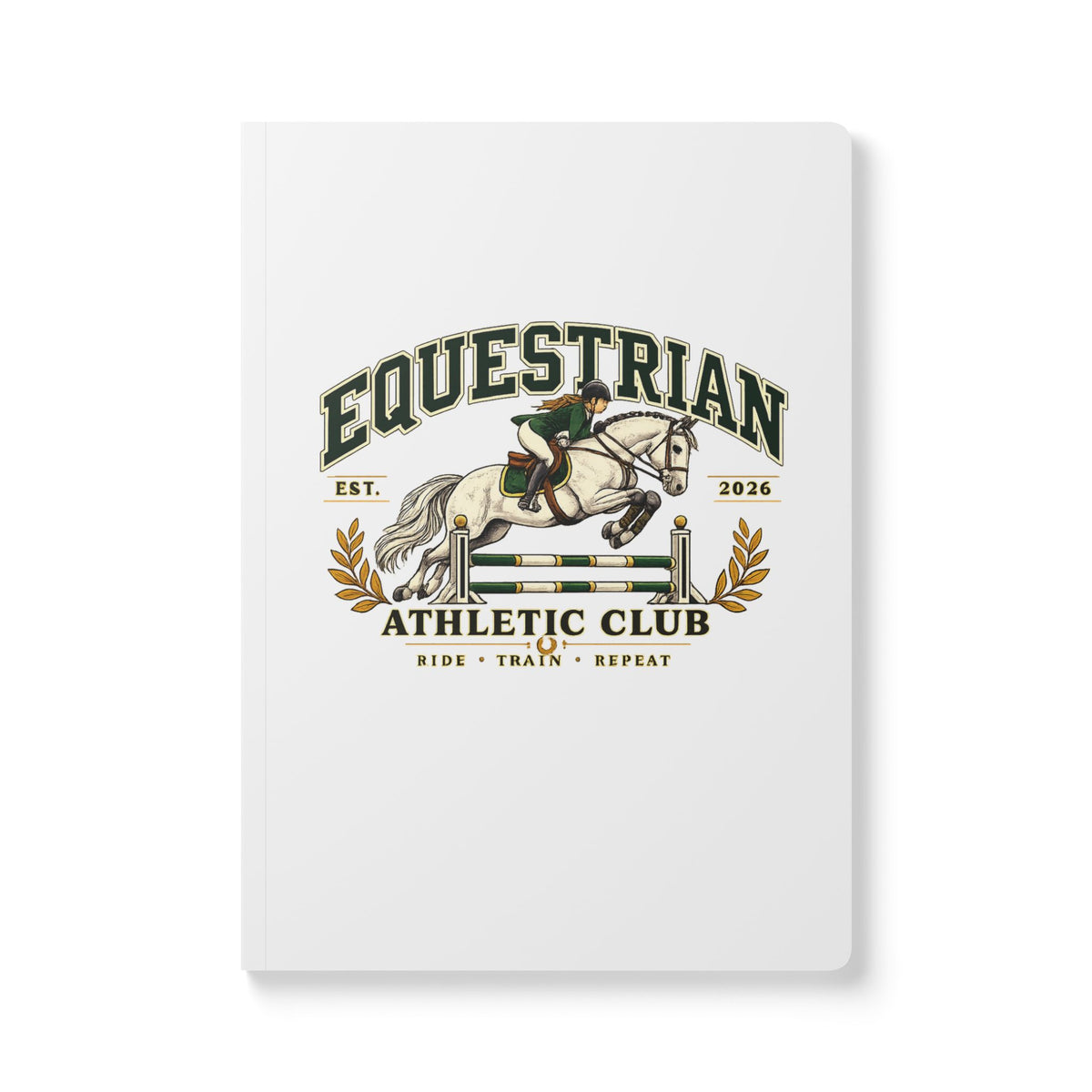 Equestrian Athletic Club softcover journal cover