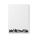 Cat Pals Softcover Journal — Cute Black & White Kittens Notebook