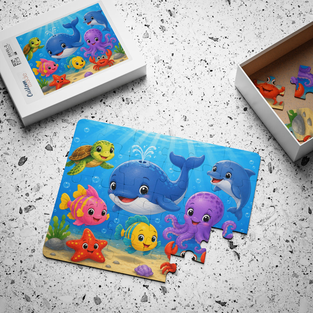 Under the Sea 30-piece ocean animal kids puzzle