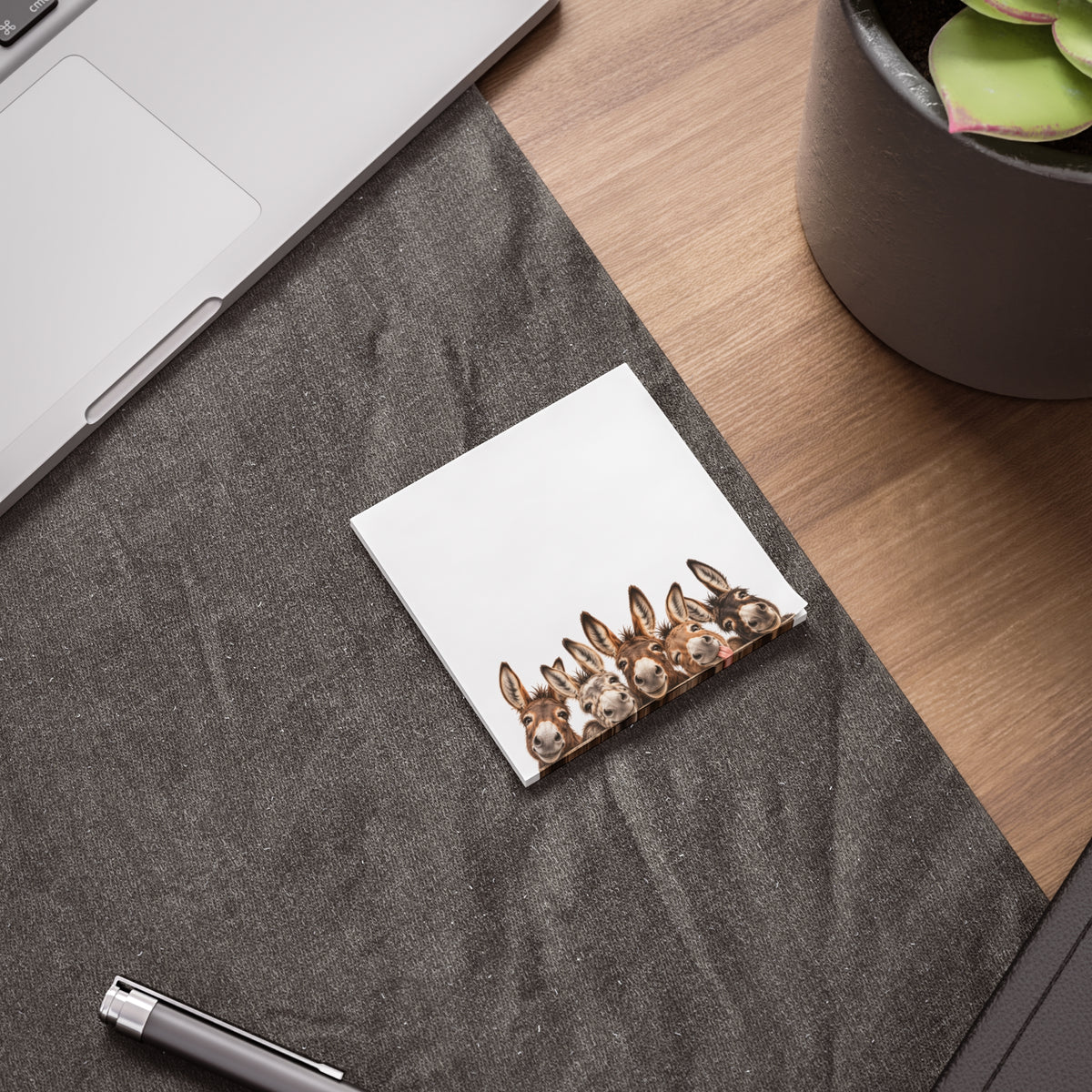 Donkey Friends Post-it Note Pads – Cute Animal Sticky Notes for Desk, Gifts & Farm Lovers