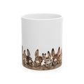 Donkey Friends Ceramic Mug (11oz & 15oz) - Cute Farm Animal Coffee Cup
