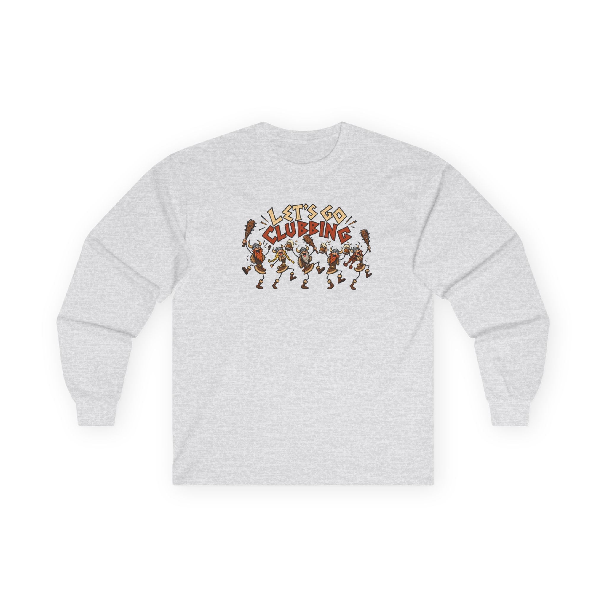 Let's Go Clubbing long sleeve tee graphic