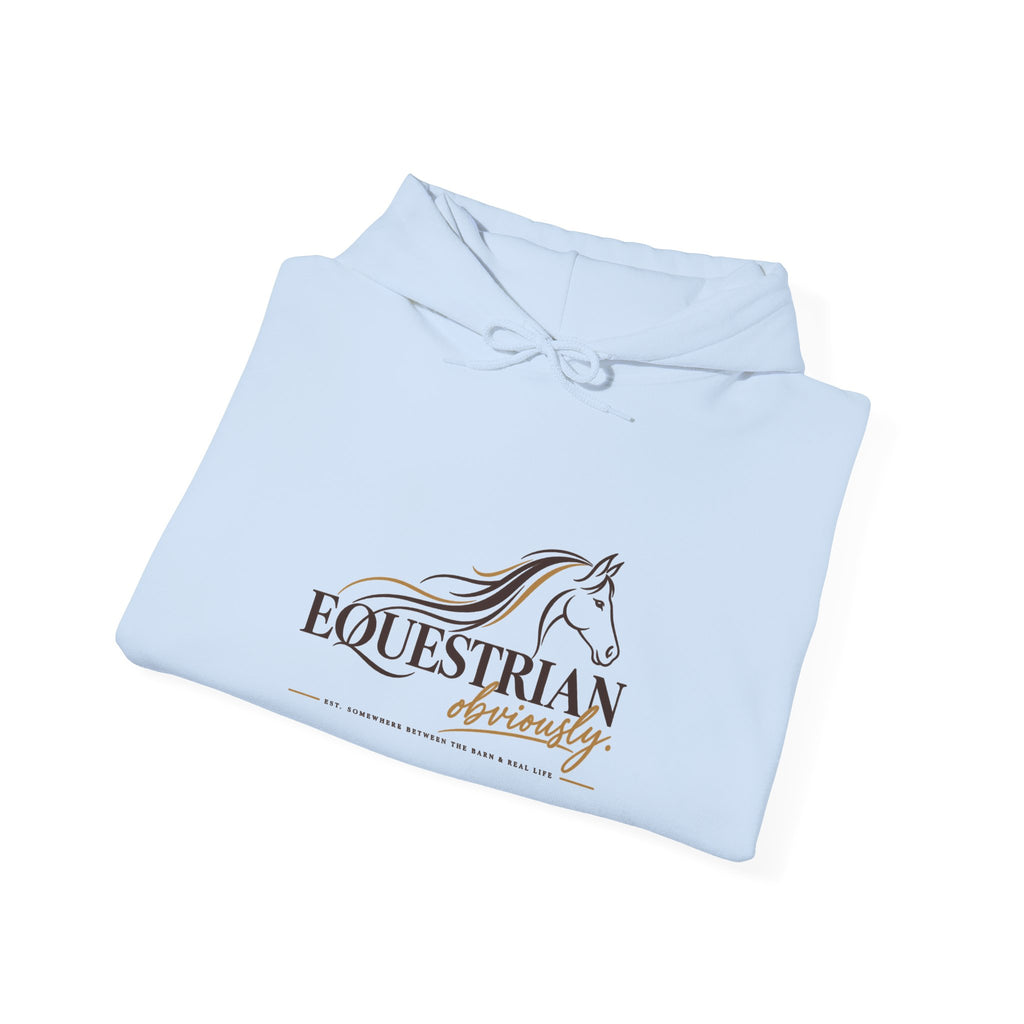 Equestrian Riding Hoodie — Horse Riding Logo Pullover
