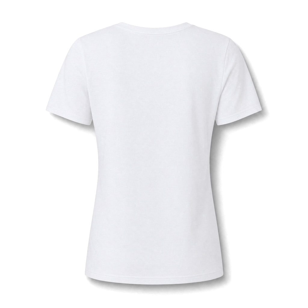 Horse Studies women's heather V-neck tee with horse head graphic
