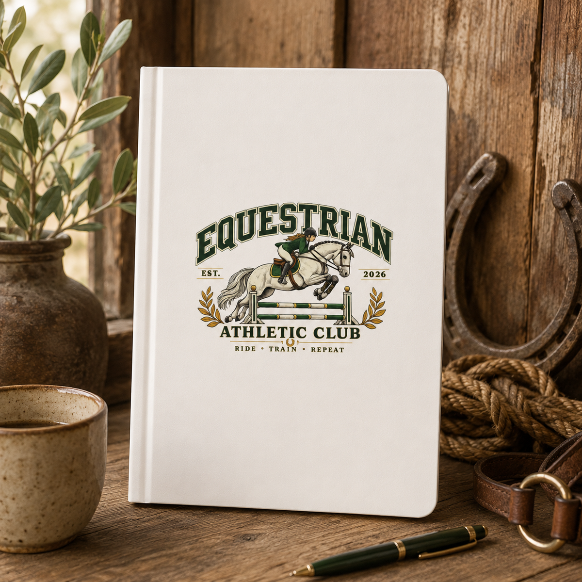 Equestrian Athletic Club softcover journal cover