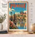 Prague travel poster