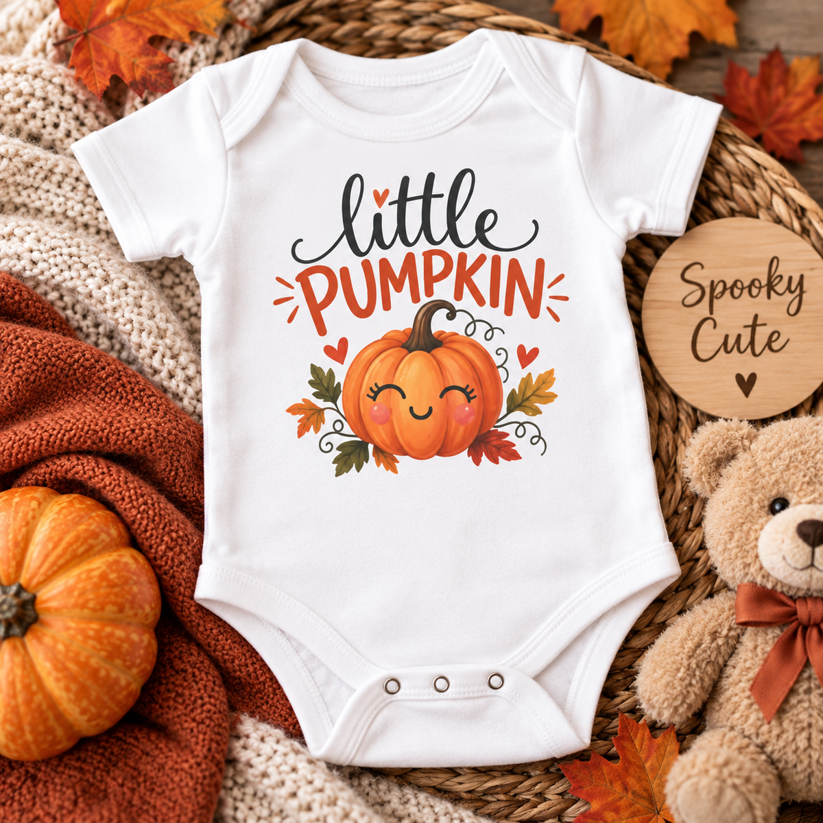 Little Pumpkin Baby Bodysuit | Cute Fall Baby Outfit