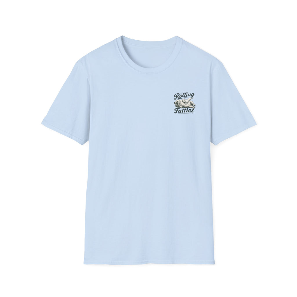 Rolling Fatties graphic tee design