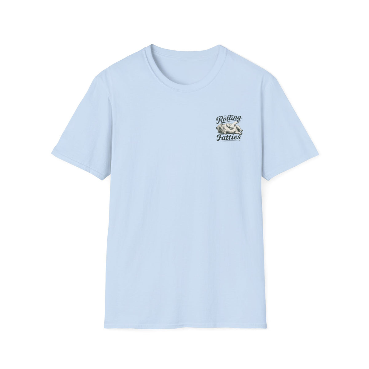 Rolling Fatties graphic tee design
