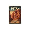 Petra Silk Poster — Vintage Travel Wall Art (Indoor/Outdoor)
