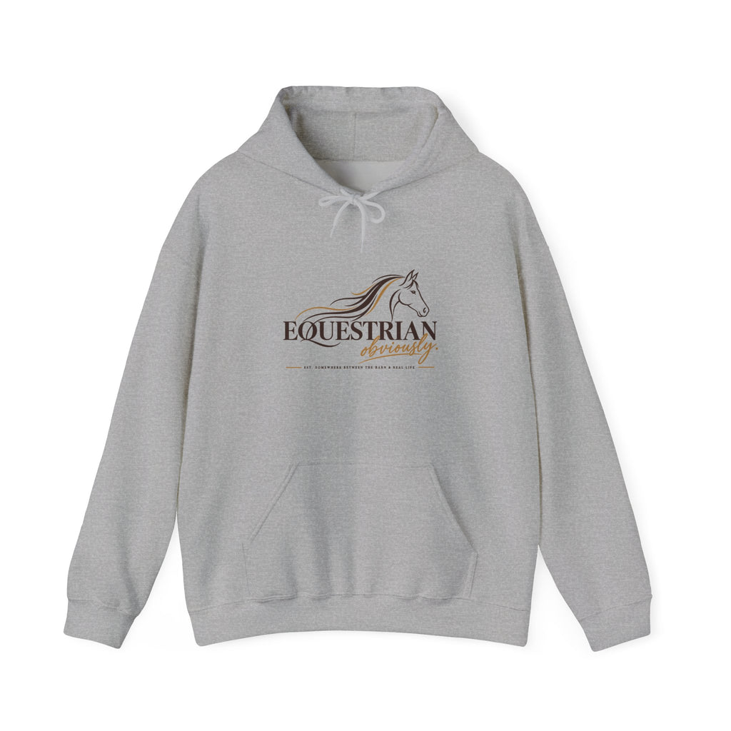 Equestrian Riding hoodie with horse logo