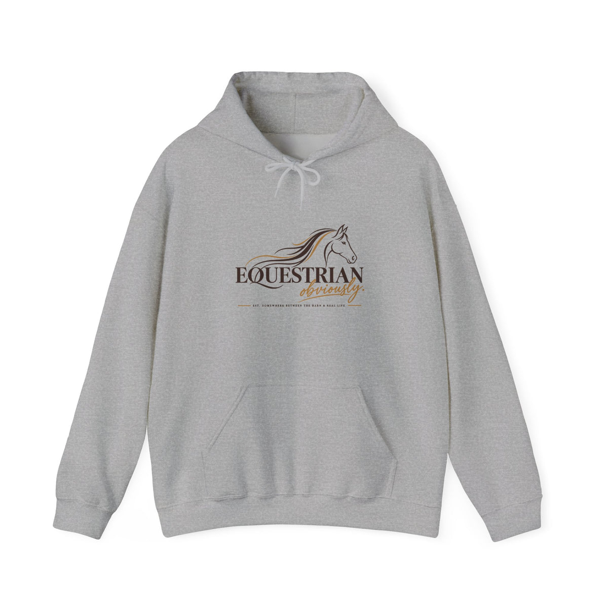 Equestrian Riding hoodie with horse logo