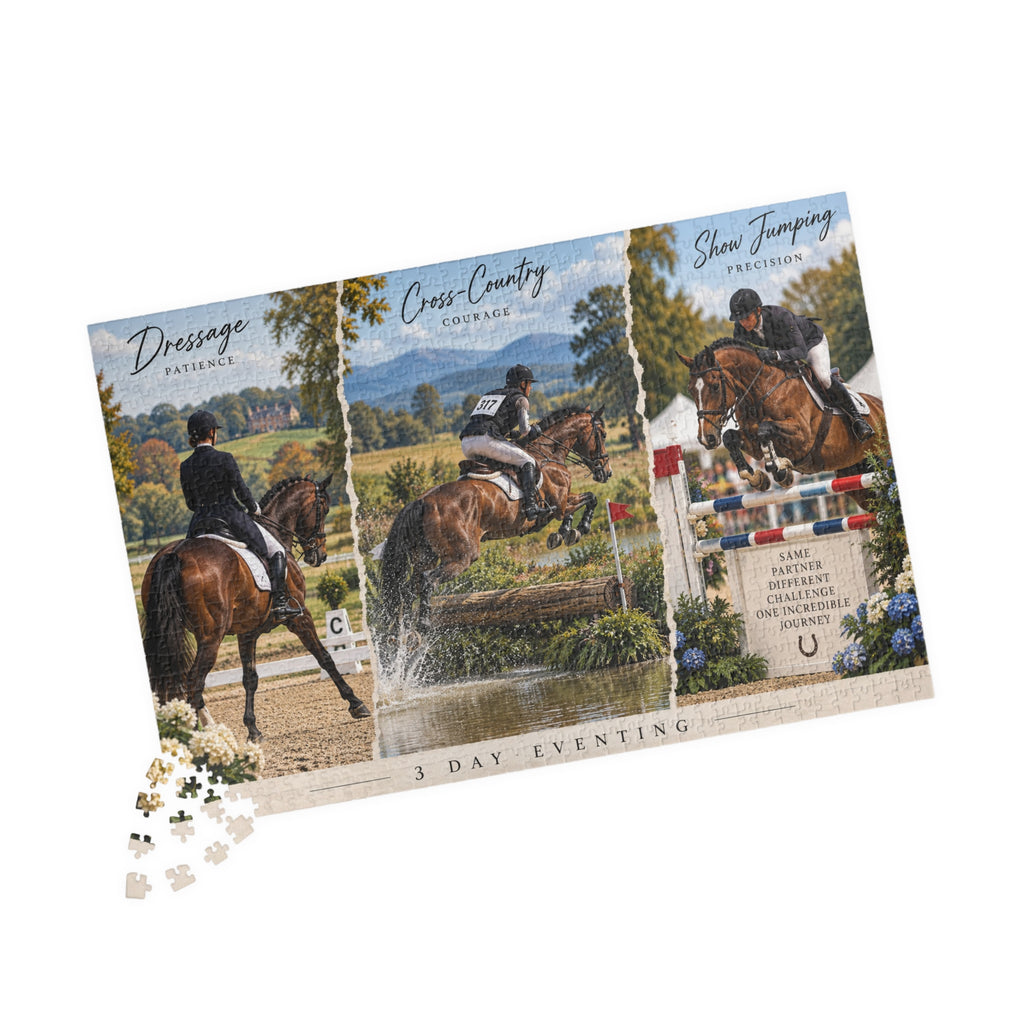 3 Day Eventing Puzzle – 1014 Piece Horse Puzzle | Equestrian Gift for Riders