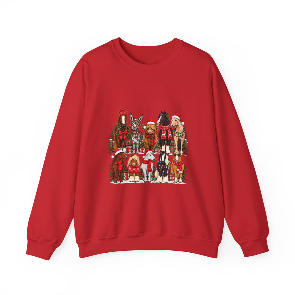 Holiday Horses Crewneck Sweatshirt