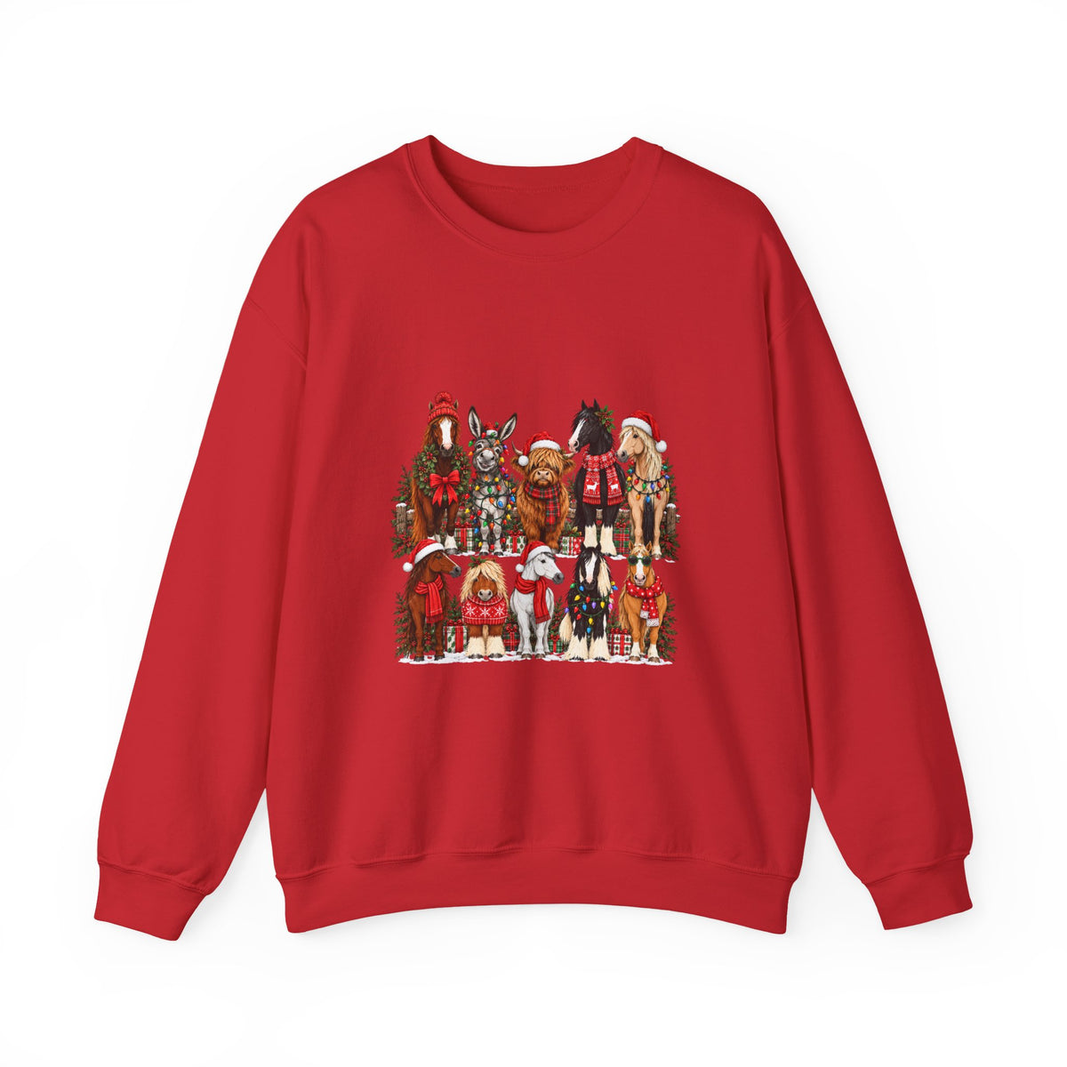 Holiday Horses Crewneck Sweatshirt