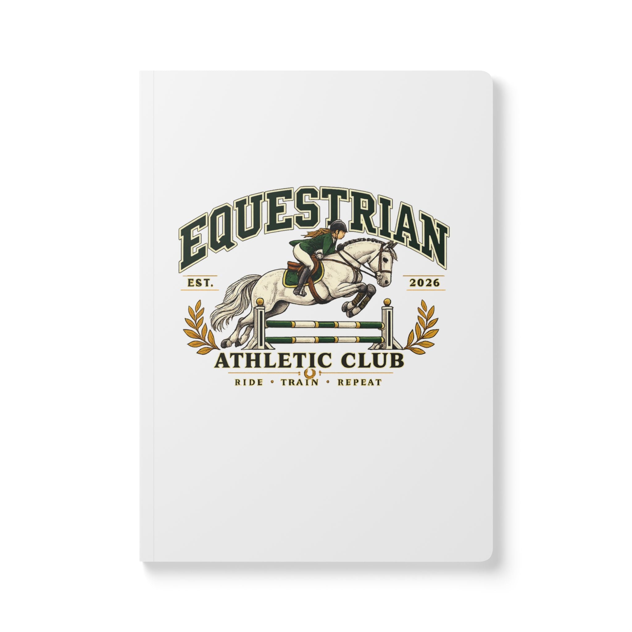 Equestrian Athletic Club softcover journal cover