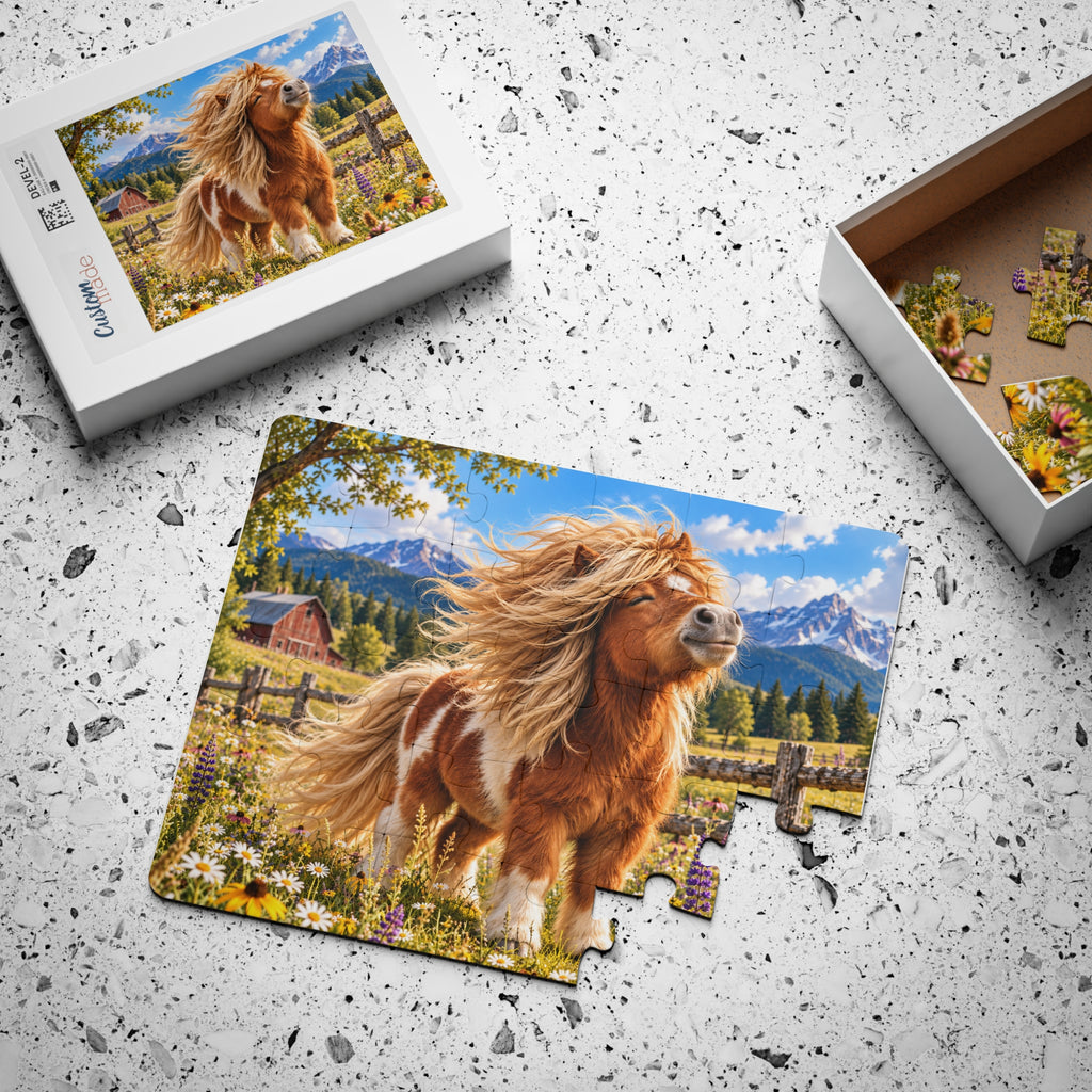 30-Piece Kids Puzzle — Happy Pony Meadow Jigsaw for Children