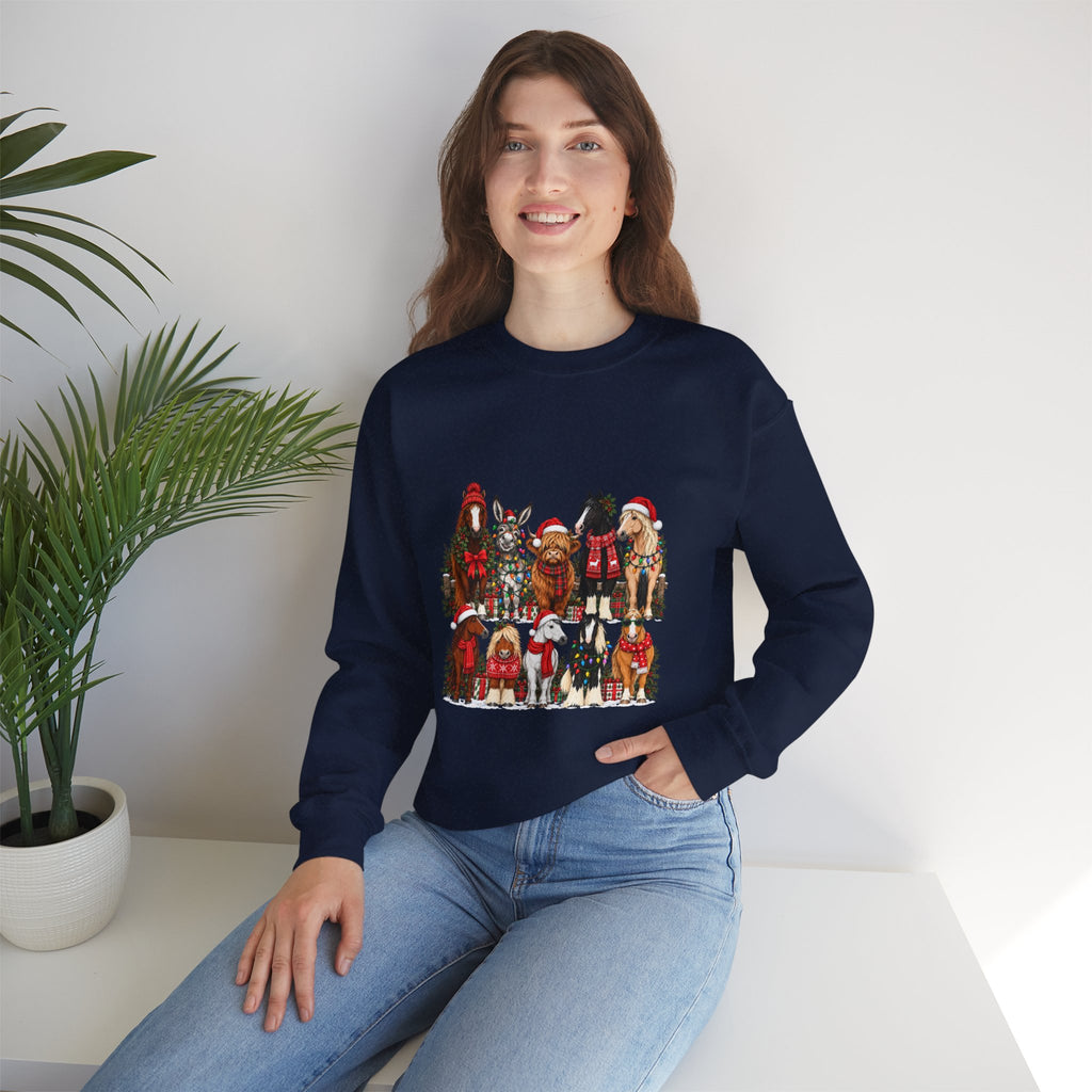 Holiday Horses Crewneck Sweatshirt