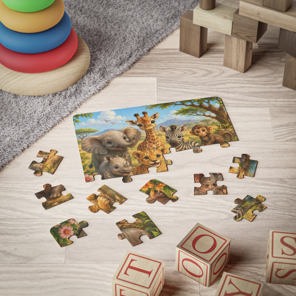 Safari animals 30-piece jungle kids puzzle