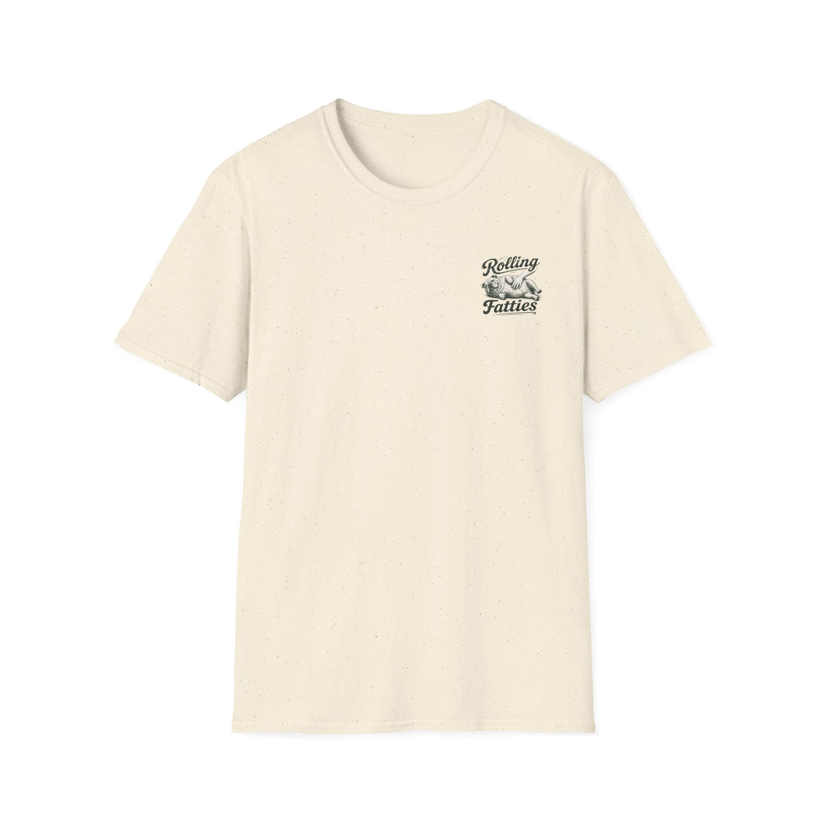 Rolling Fatties graphic tee design