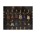 Rock guitar collection jigsaw puzzle artwork
