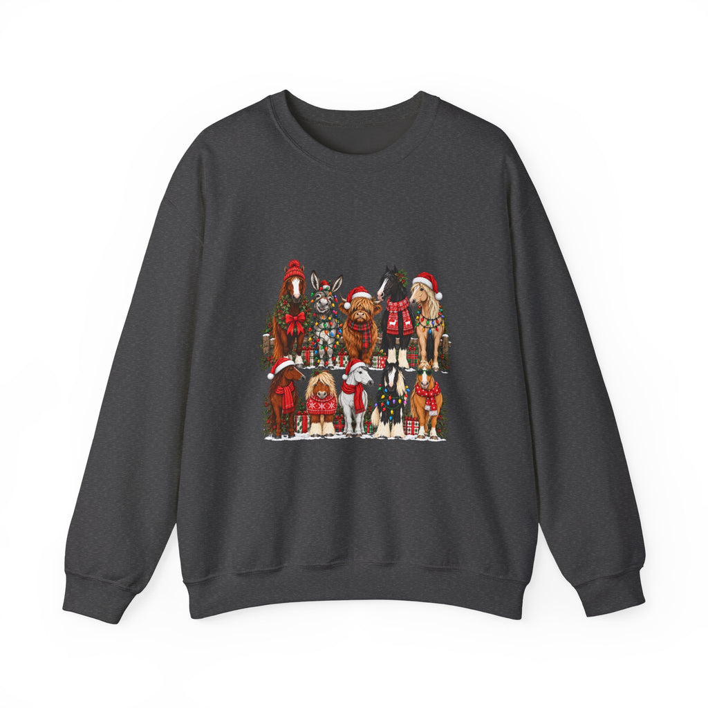 Holiday Horses Crewneck Sweatshirt
